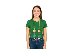 Beistle Jumbo Mardi Gras Beads – (4' 7")