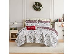 Oversized 7Pc Christmas Quilt Set