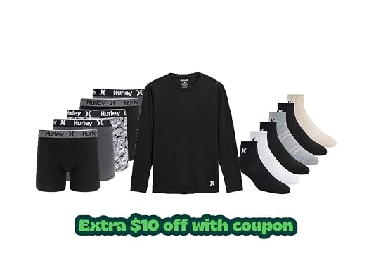 Hurley Boxer Briefs, Socks & More