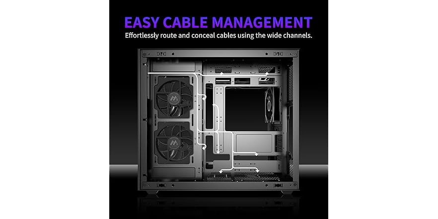 Checkpoint Case Gaming PC Case Mid Tower