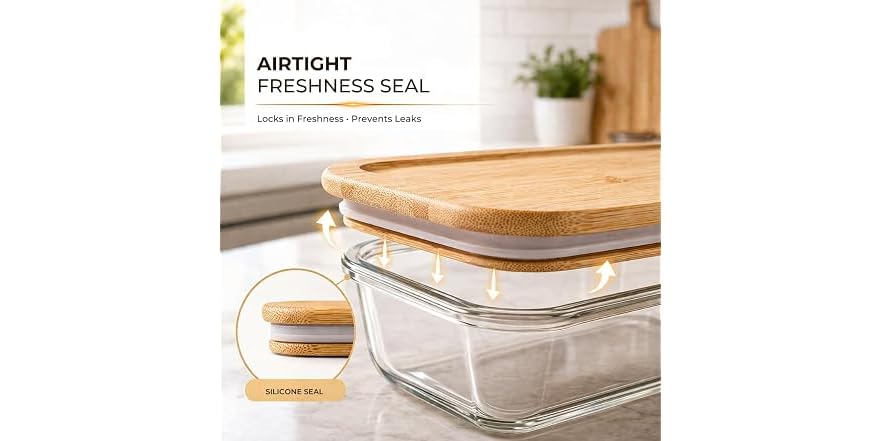 Food Service Storage Kdetails Glass Food Storage Container