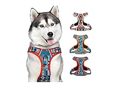 CollarDirect No Pull Reflective Dog Harness- Tribal