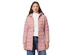 Amazon Essentials Packable Coat, Dusty Rose (S)