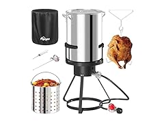 30QT Stainless Steel Turkey Fryer | Boiler