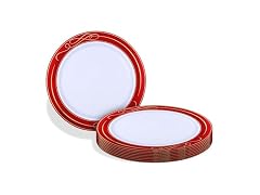 Silver Spoons Bella Collection Rim Round Plates