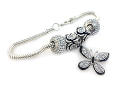 Fiora ''The Elegant Butterfly'' Bead Bracelet