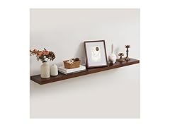 Fun Memories 48 Inch Floating Pine Shelf