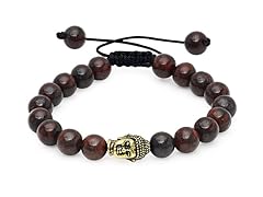 Mookaite Gemstone Beaded Buddha Bracelet