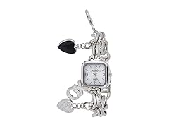 XOXO Womens Charm Bracelet Watch