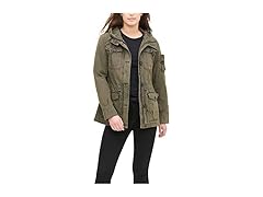 Levis Womens Cotton Hooded Field Jacket (S)