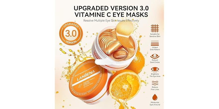 LANBENA Vitamin C Under Eye Patches