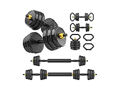 FEIERDUN Adjustable Dumbbells Set – 68lbs
