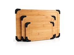COOK WITH COLOR Non-Slip Cutting Board Set 