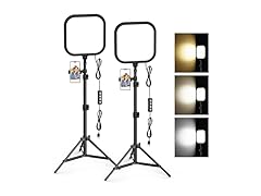 (2 PACK) LED Video/ Photography Light Kit