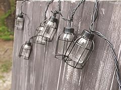 Vintage Style Cage String Lights 10 Ct