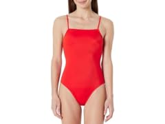 Amazon Essentials Women (L) Squareneck Swimsu 5LHK