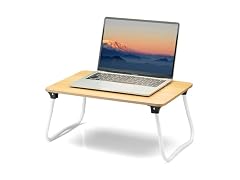 ZEAPTAC Laptop Bed Desk, Foldable Lap