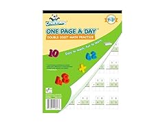 Channie's One Page A Day Double Digit Math Problem Workbook