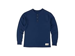 Field & Stream Mens (2XL) Double Reed Henley Navy