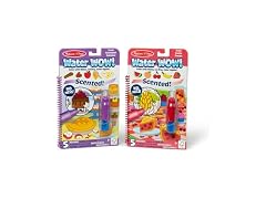 Melissa & Doug 2-Pack Scented Water Wow!, Fruits & Treats