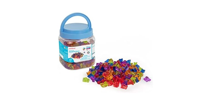 Miniland Translucent Counting Gems 150 pcs