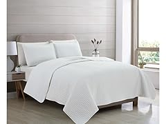 Callie 3 Piece Textured Quilt Set