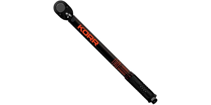 Llave De Torsión (dinamométrica) De 3/8" Con Trinquete - Rango 5-80 Ft/lb, De Acero, Para Taller O Garaje