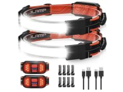 2-Pack 1000LM Rechargeable Headlamps