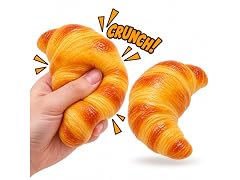 Croissant Crunch Squishy 2-Pk