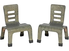 ECR4Kids Bentwood Chair, 8in Seat Height 2-Pack