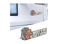  Dog Car Badge Rottie 3D Laser Cut