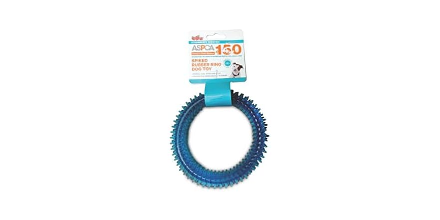 ASPCA Puppy Teething Spikey Ring Chew Toy