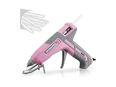 WORKPRO Hot Glue Gun Full Size - 100W Pink