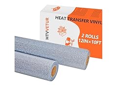 2 Pack Heat Transfer Vinyl for T-Shirt