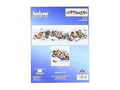 Janlynn 14 Count Sleepy Bears Counted Cross Stitch Kit