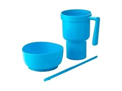 Fun Express Snack & Drink 2-in-1 Combo Turquoise Tumbler