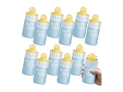 Fun Express Boy Baby Bottle Slim Can Sleeves - 12 Pc