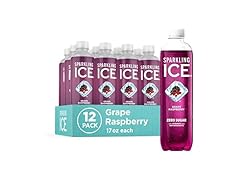 12PK Sparkling Ice, Grape Raspberry Sparkling Water