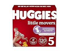 Huggies Little Movers Size 5, 120ct