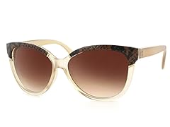 Modified Cateye with Snake PU Accent