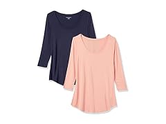Amazon Essentials Women Sleeve Scoopneck Tops