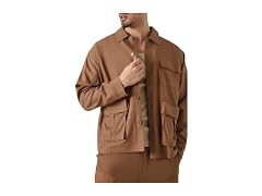 Forever 21  (L) Long-Sleeve Cargo Shacket