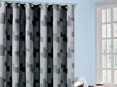 Kallista Geo Shower Curtain - 3 Colors