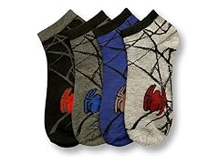 6-Pack Boys Spider Web (Sock Size 10-13)