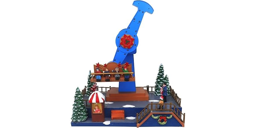 Carnival Pendulum Ride Display - Animated