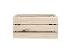 Multicraft Imports Mini Wood Crate Caddy