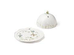 Lenox Home And Kitchen, Butterfly Meadow Beehive Covered Butter Dish