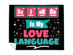 Speak Science To Me Mink Fleece Blanket