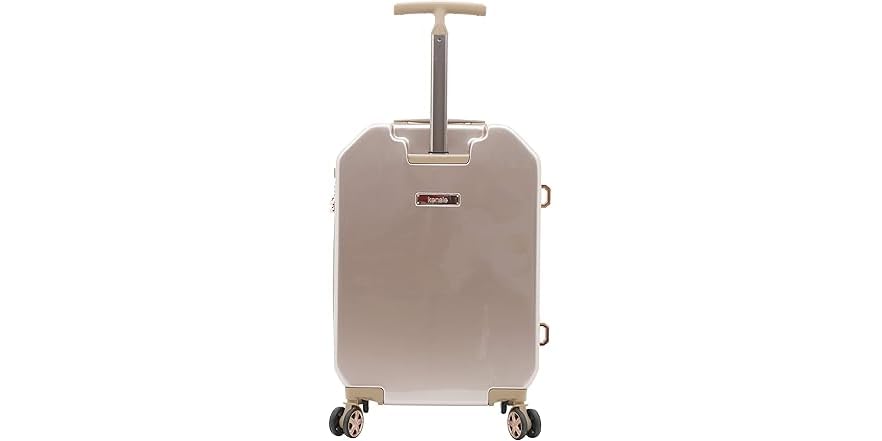 Kensie Women's Gemstone Luggage – Rose Gold, Stylish 2-Piece Set - Image 7
