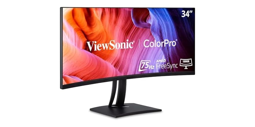 ViewSonic VP3456A Ultrawide 34" Curved Monitor